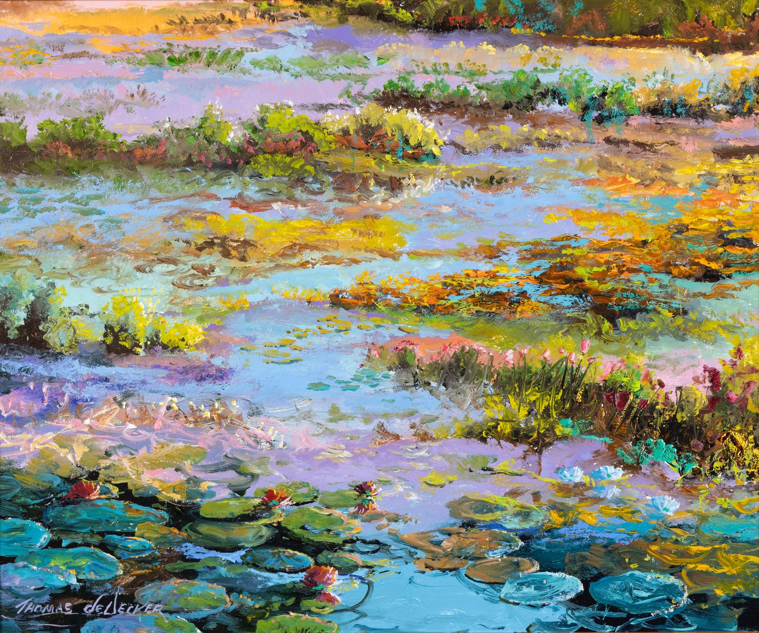 Lily Pads and Flowers , 2025