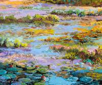 Lily Pads and Flowers , 2025