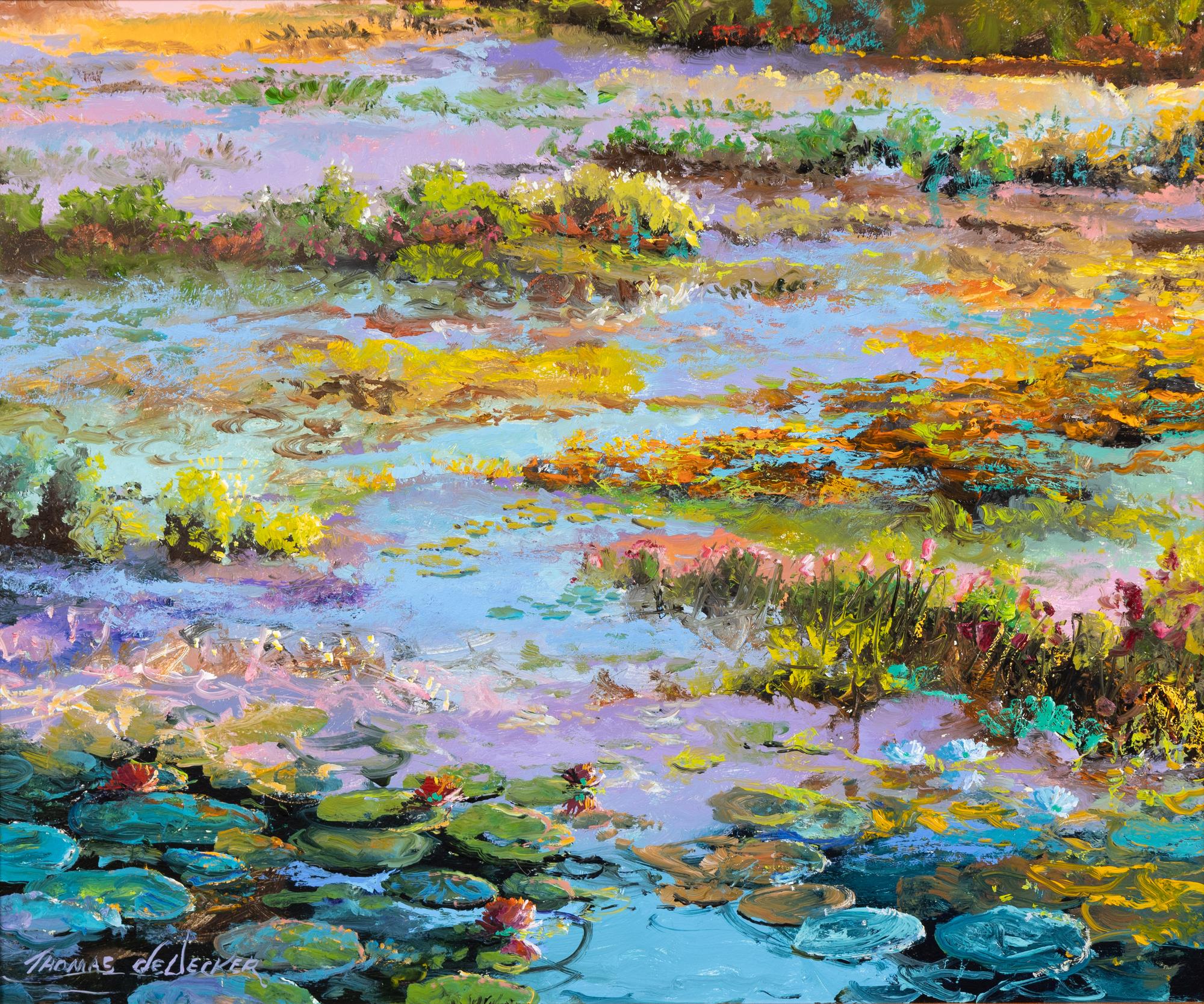 Lily Pads and Flowers , 2025
