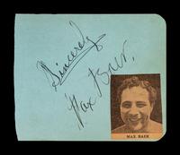 A Group of Heavyweight Champion James J. Braddock, Joe Louis, Max Schmeiling, Max Baer, Ezzard Charles and Jack Sharkey Signed Autographs,