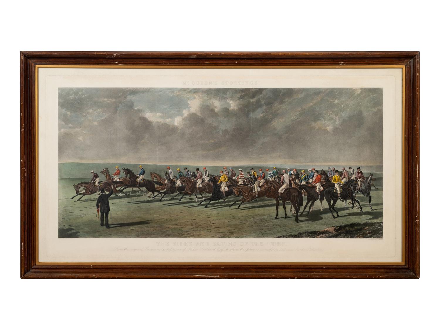 SUMMERS, J. after Ben Herring. The Silks and Satins of the Turf . London: F.C. McQueen & Sons, 1867.
