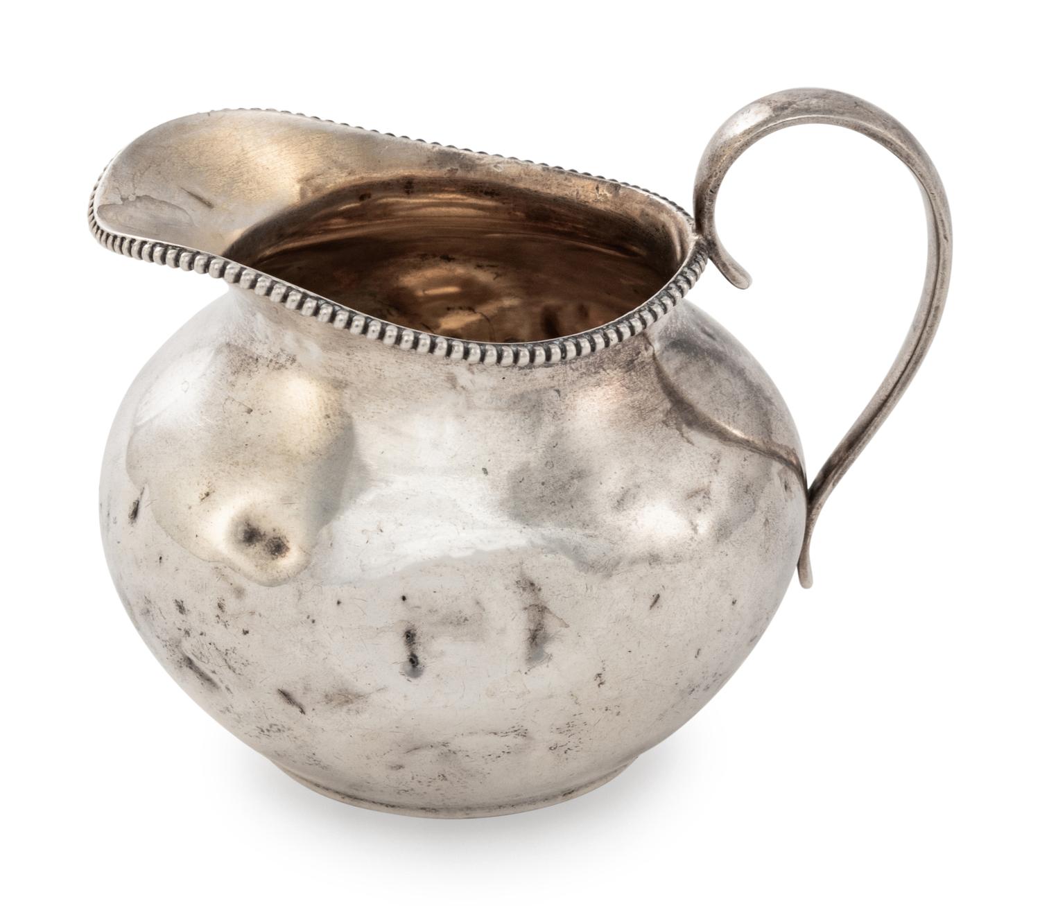 An American Silver Creamer
