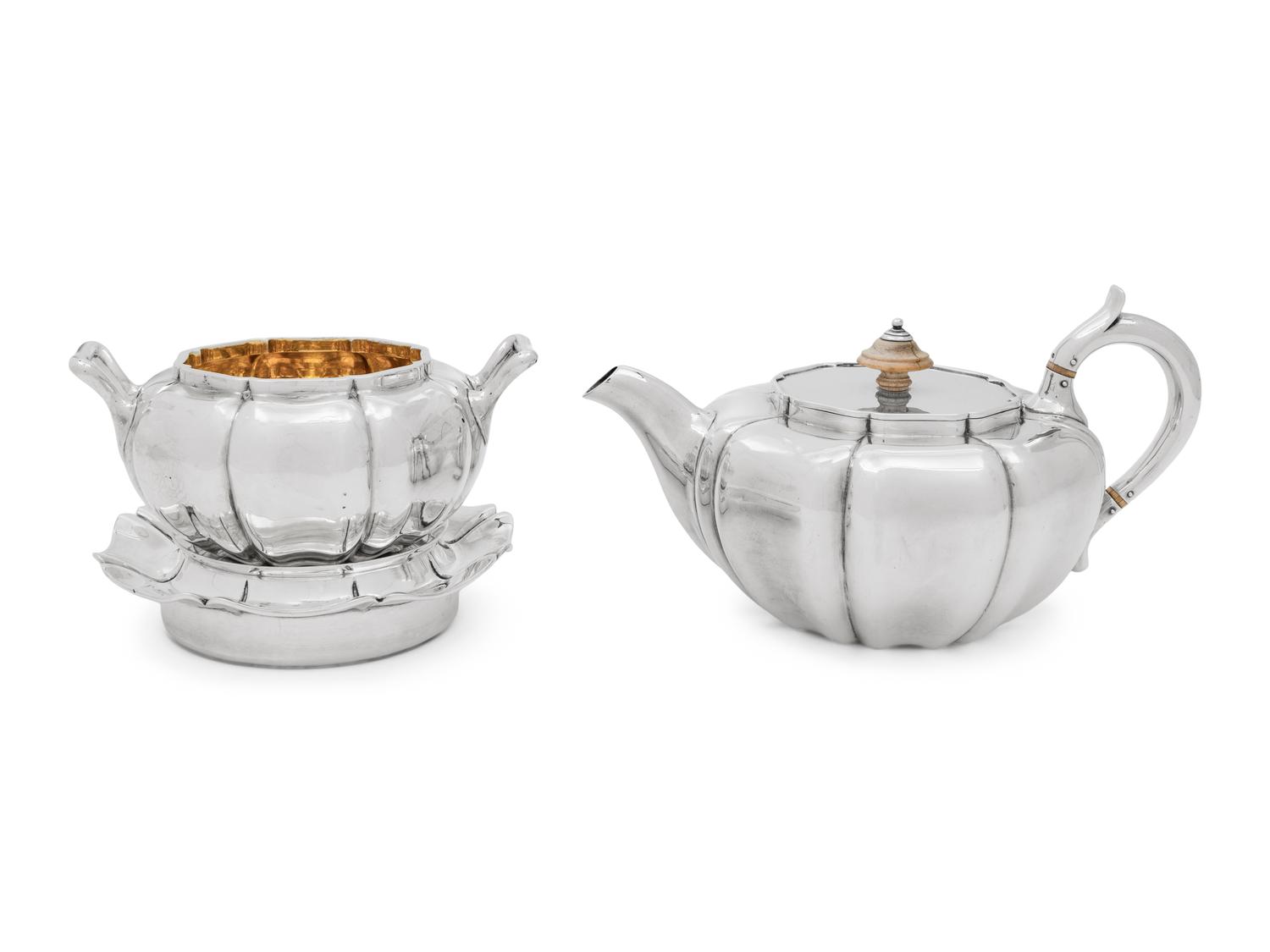 A Collection of English Silver Hollowware Articles