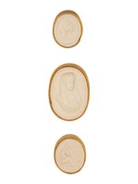 Sixteen Framed Groups of Grand Tour Plaster Intaglios