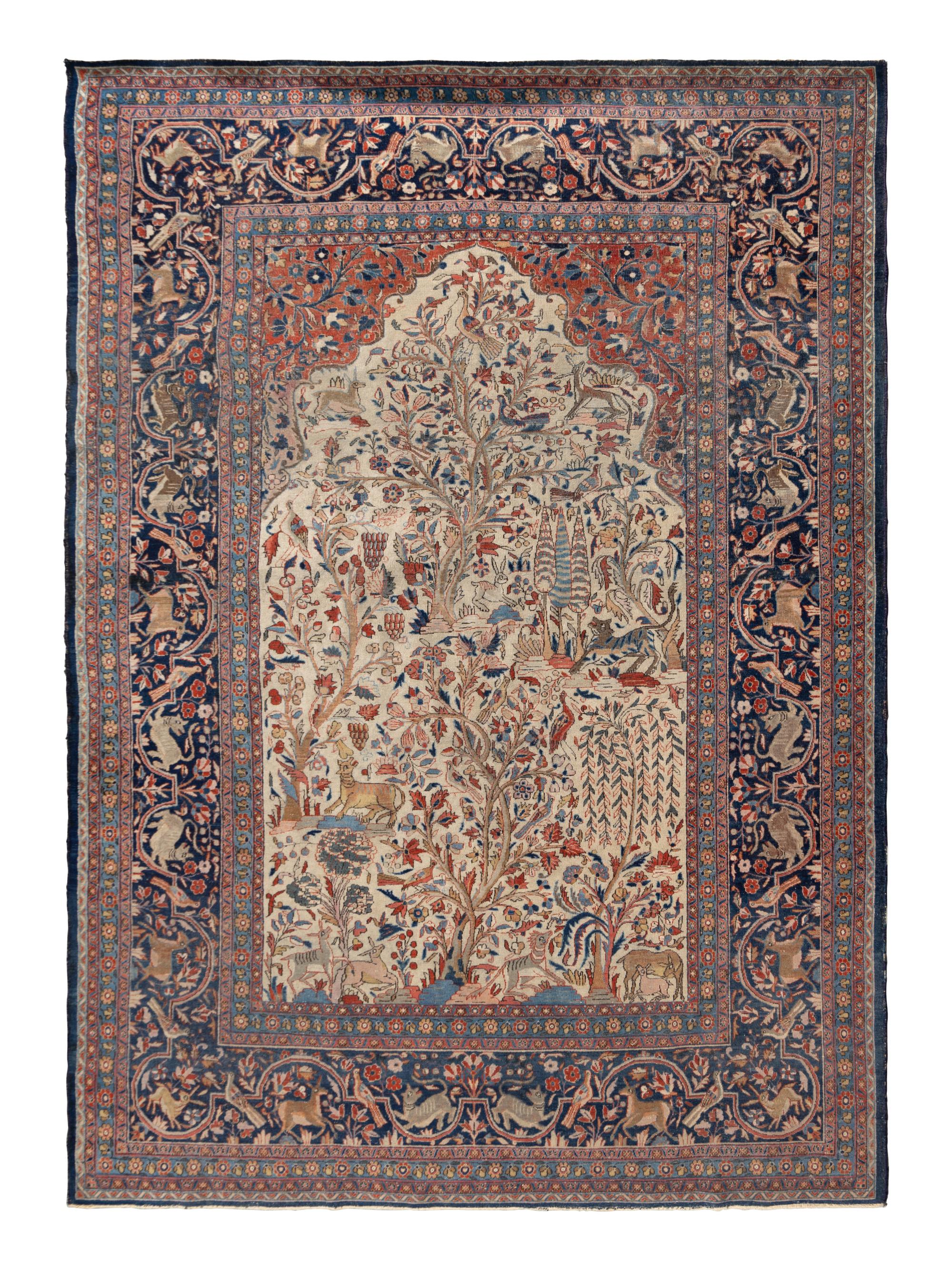 A Tabriz Tree of Life Rug