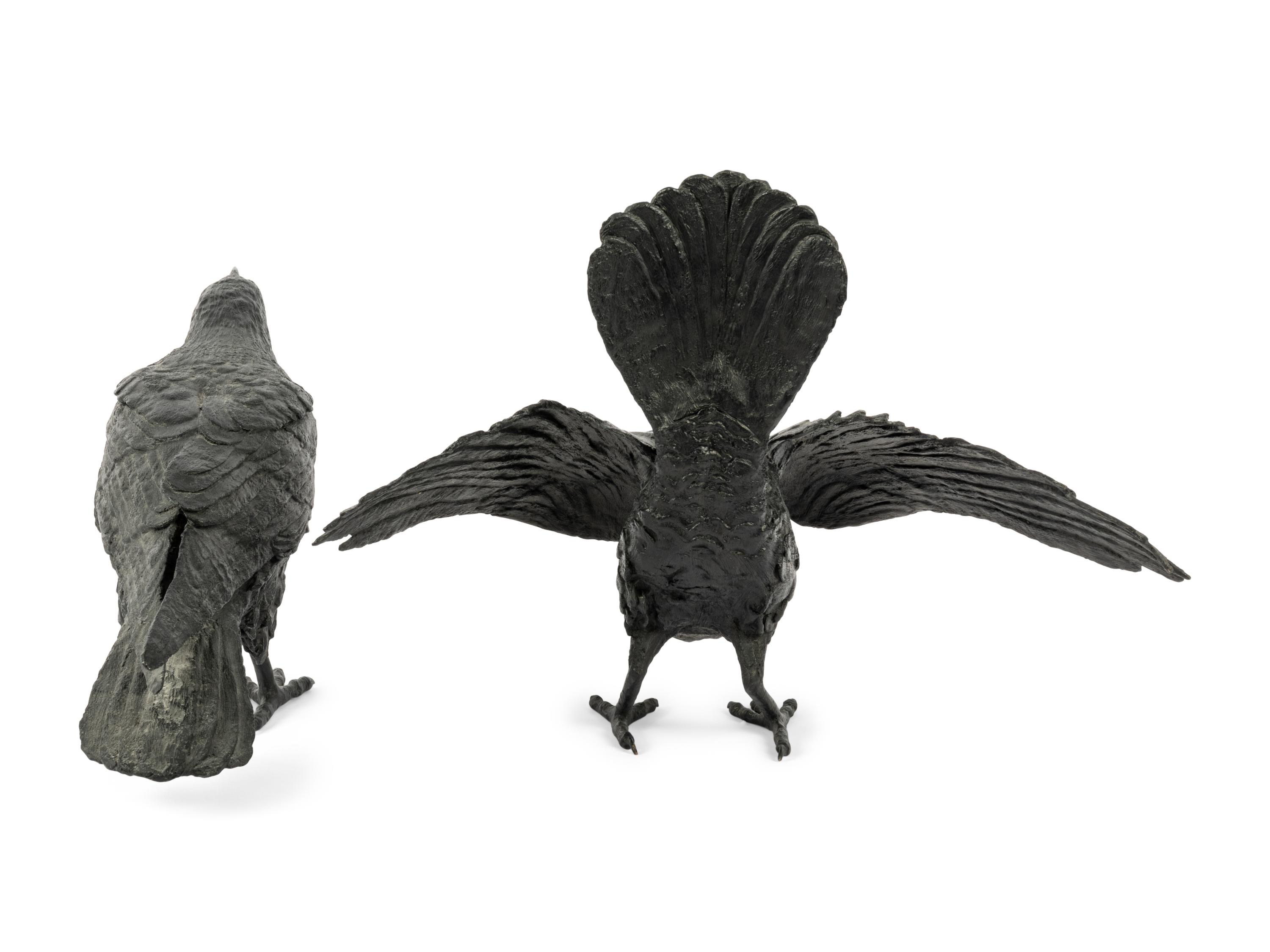 Two Works: Raven VI B , edition 48/50, and Raven XI B , edition 31/50