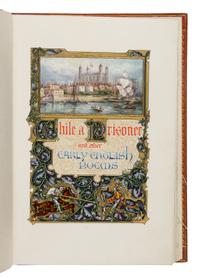 ALBERTO SANGORSKI While a Prisoner and Other Early English Poems , by James I, Geoffrey Chaucer, and Sir Walter Raleigh, in English, illuminated manuscript on paper [England, London, c. 1930]