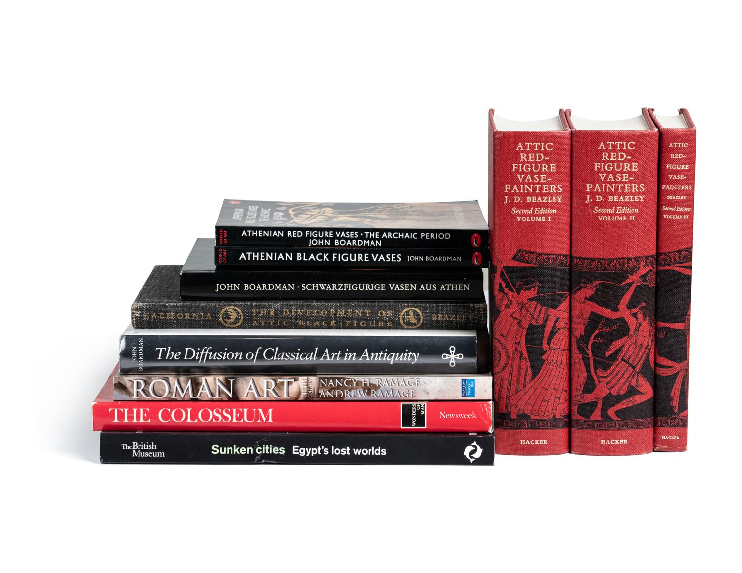 A Group of Eleven Ancient Art Reference Works