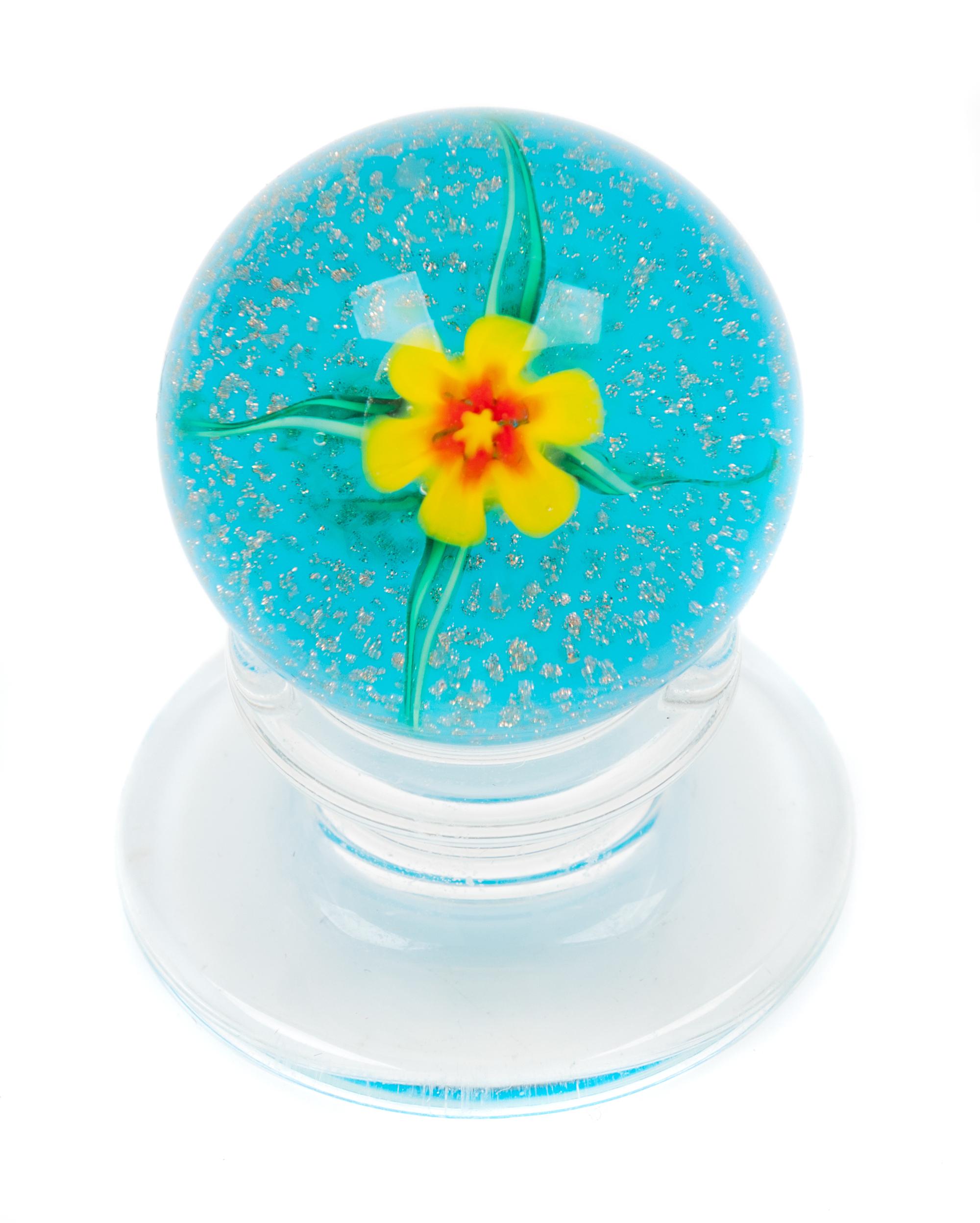 Charles Kaziun Jr, (American, 1919-1992), Miniature Art Glass Paperweight