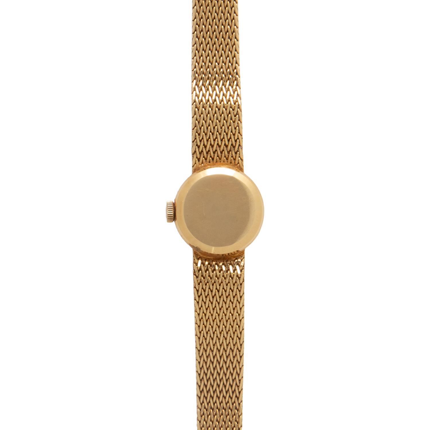 OMEGA, YELLOW GOLD WATCH