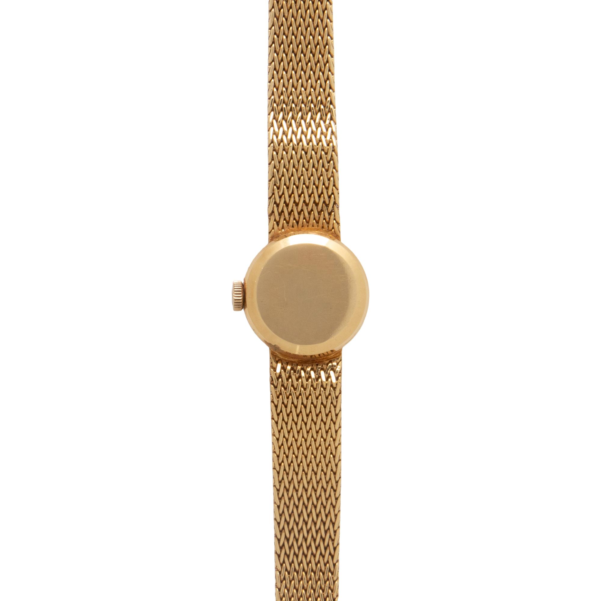 OMEGA, YELLOW GOLD WATCH