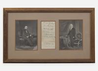 [Presidential] Polk, James K., and James Buchanan, et al. : Autograph Sheet of President James K. Polk and His Cabinet