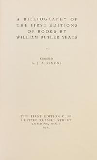 (POETRY) YEATS, WILLIAM BUTLER. October Blast: Poems. Dublin, 1927. With 2 other copies.
