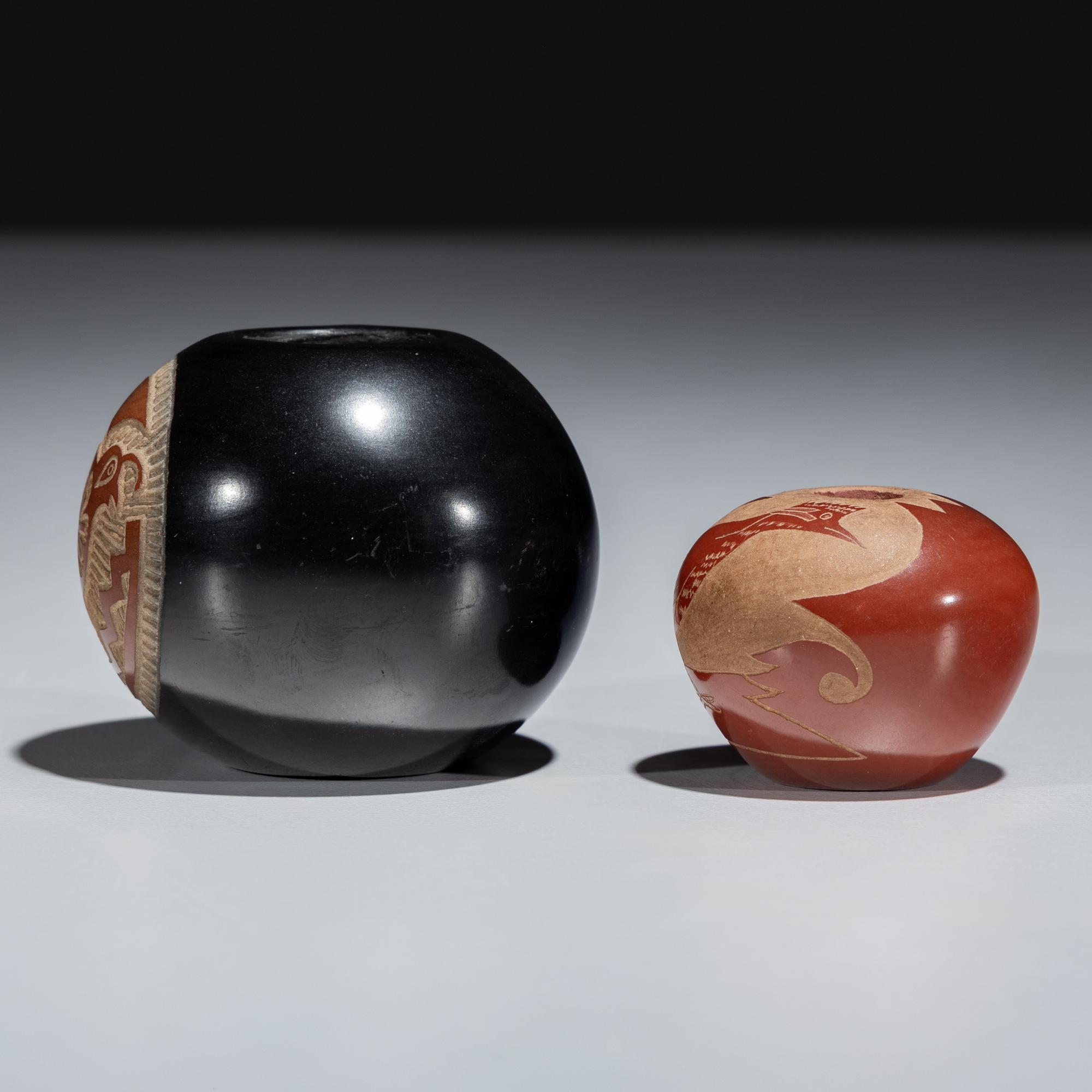 Miniature Sgraffito Pottery