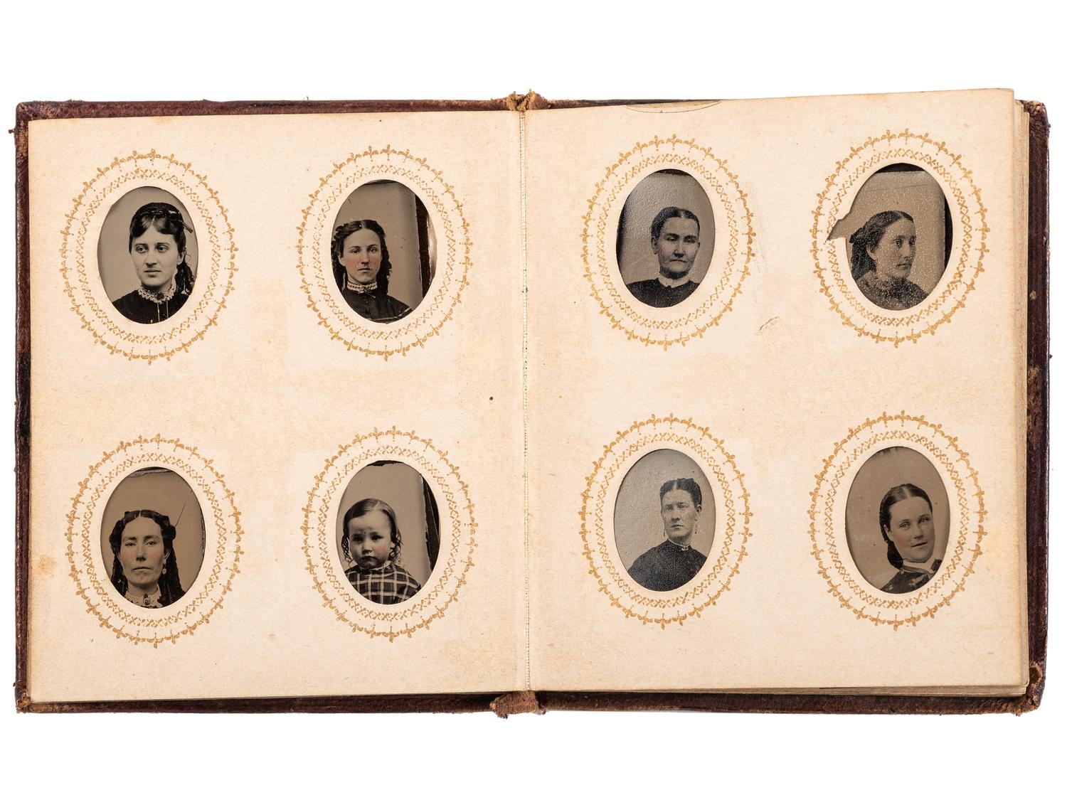 [EARLY PHOTOGRAPHY]. 100+ CDVs, stereoviews, & tintypes of Civil War personalities & civilians.