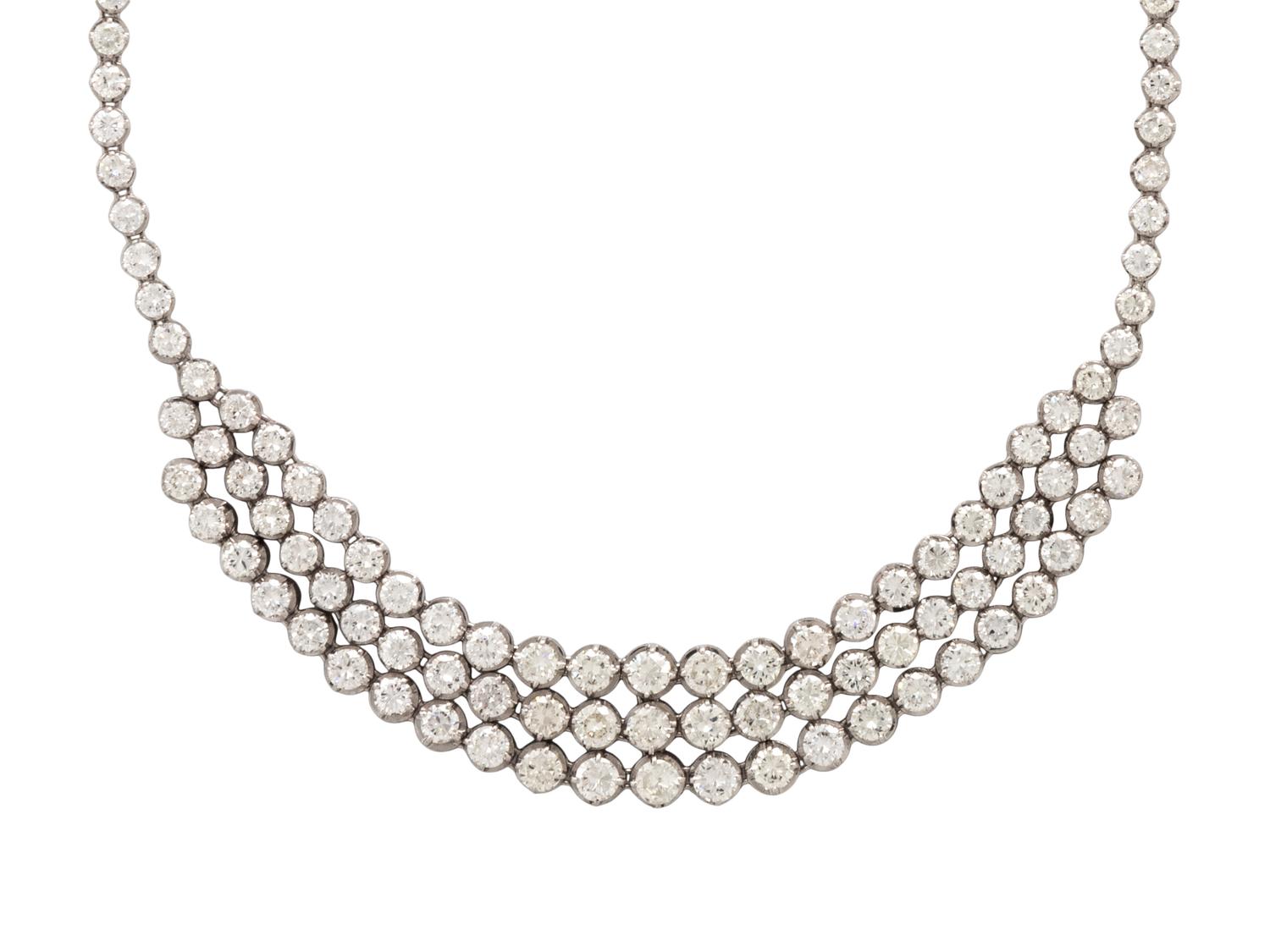 PLATINUM AND DIAMOND NECKLACE