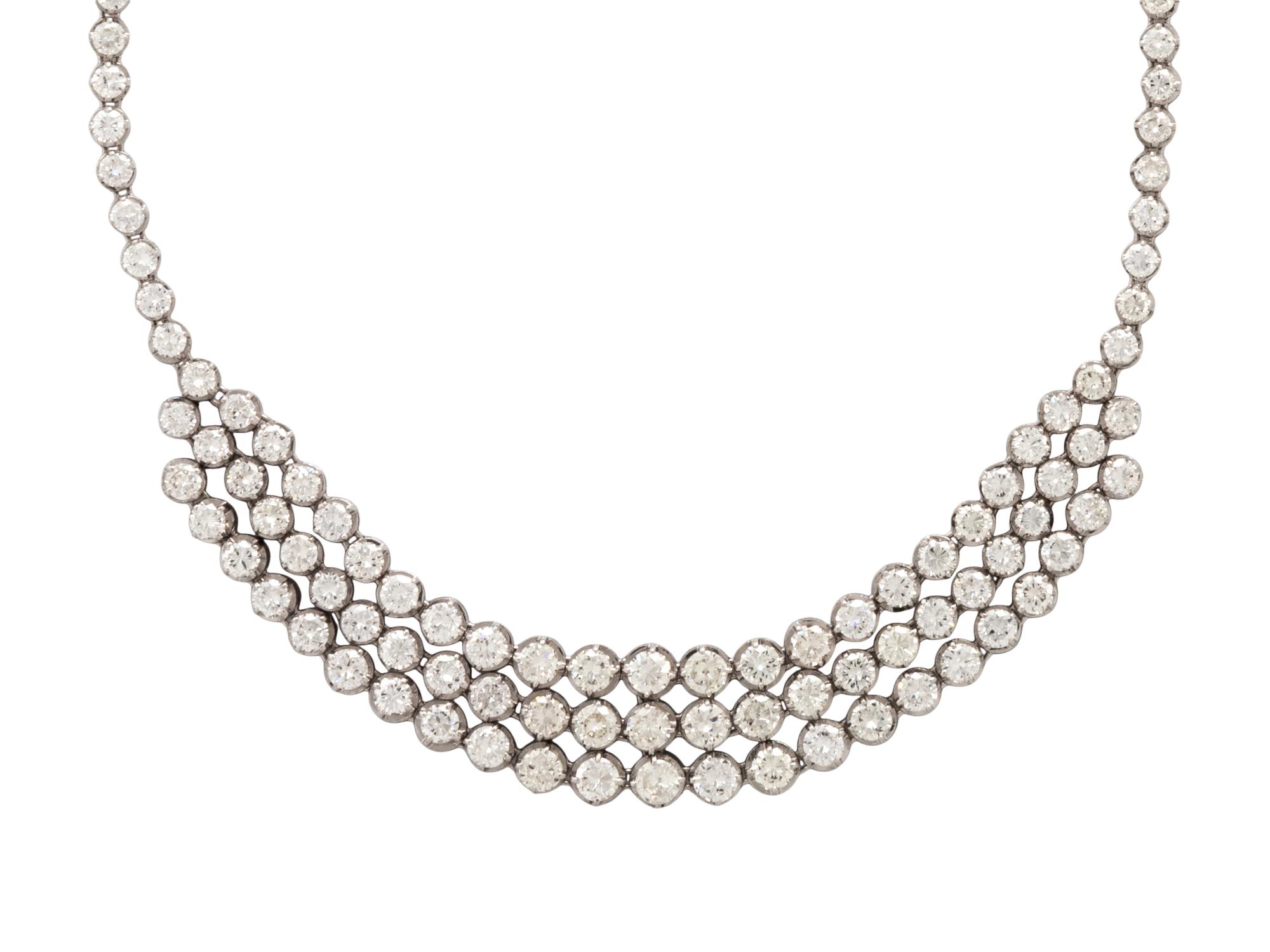 PLATINUM AND DIAMOND NECKLACE
