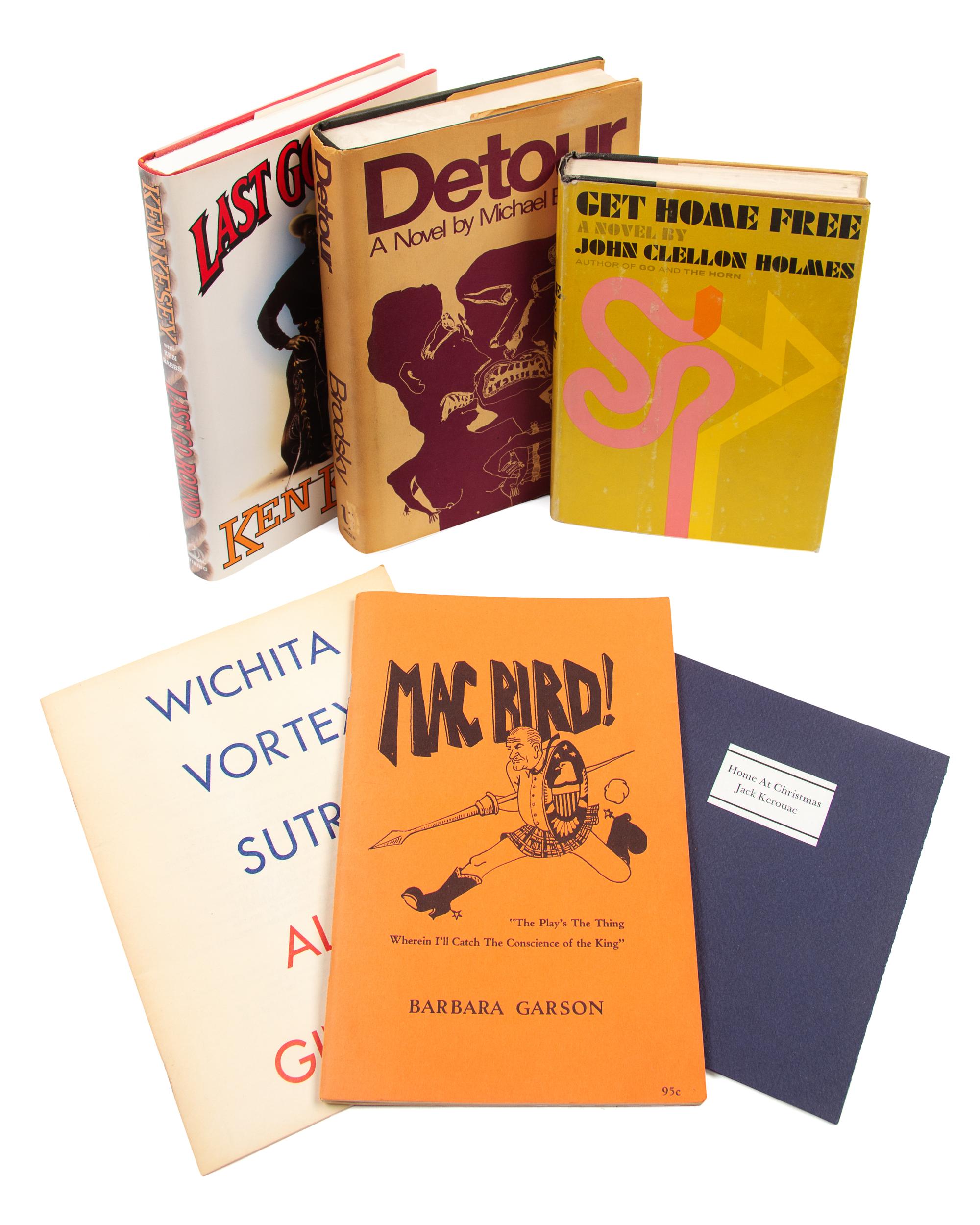 [THE BEATS]. A group of 12 works by various Beat authors with 3 recordings (2 records, 1 cassette tape).