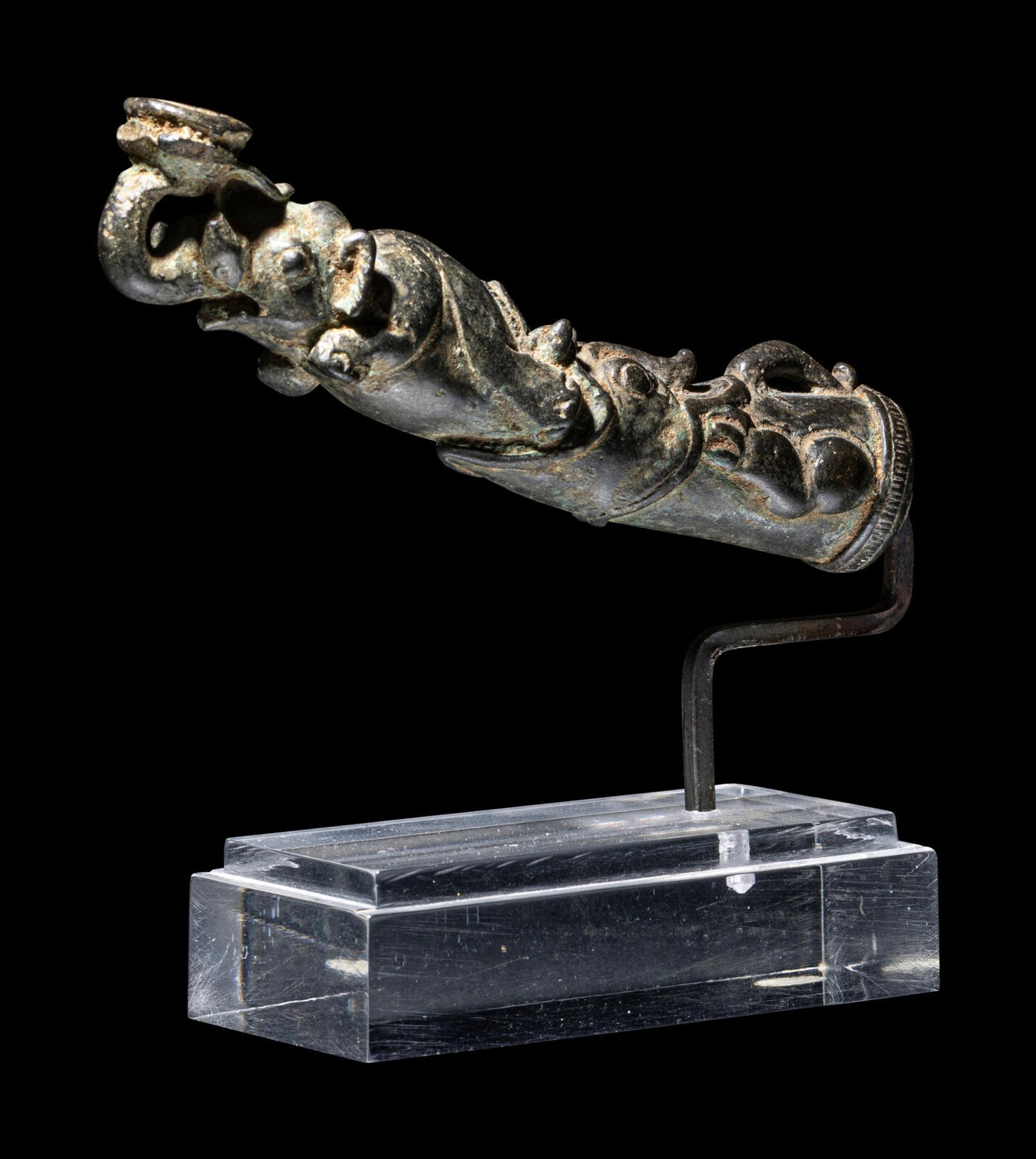 Two Javanese and Indonesian Bronze Figures
