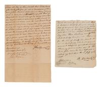 [ENSLAVEMENT]. 2 turn-of-the-century manuscript bills of sale for enslaved persons in Virginia.