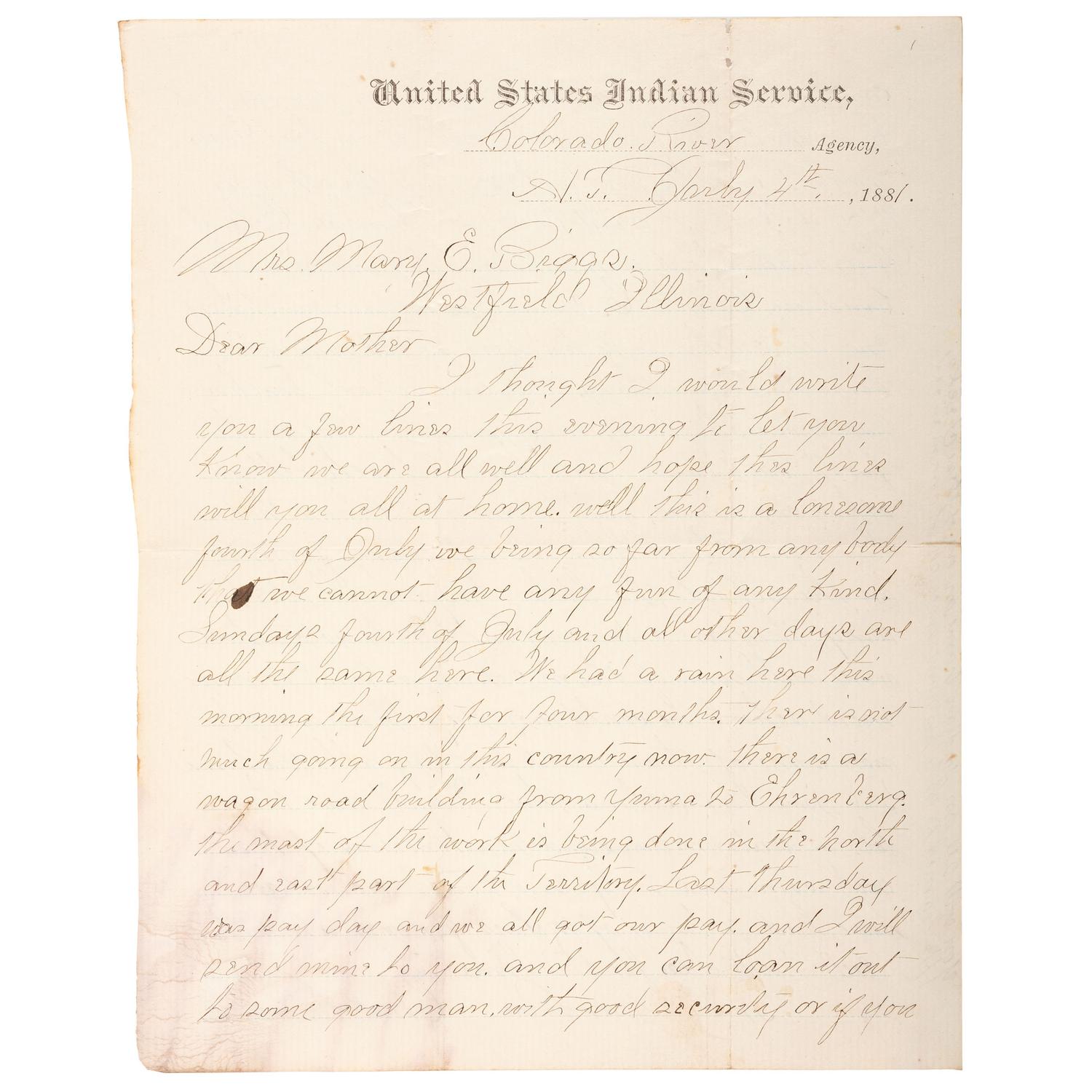 A collection of items identified to Lieutenant Colonel Jonathan Biggs, 123rd Illinois Infantry, “Wilder’s Brigade,” highlighted by bullet-struck frock coat and vest worn during the assault on Selma, Alabama. 2 April 1865.
