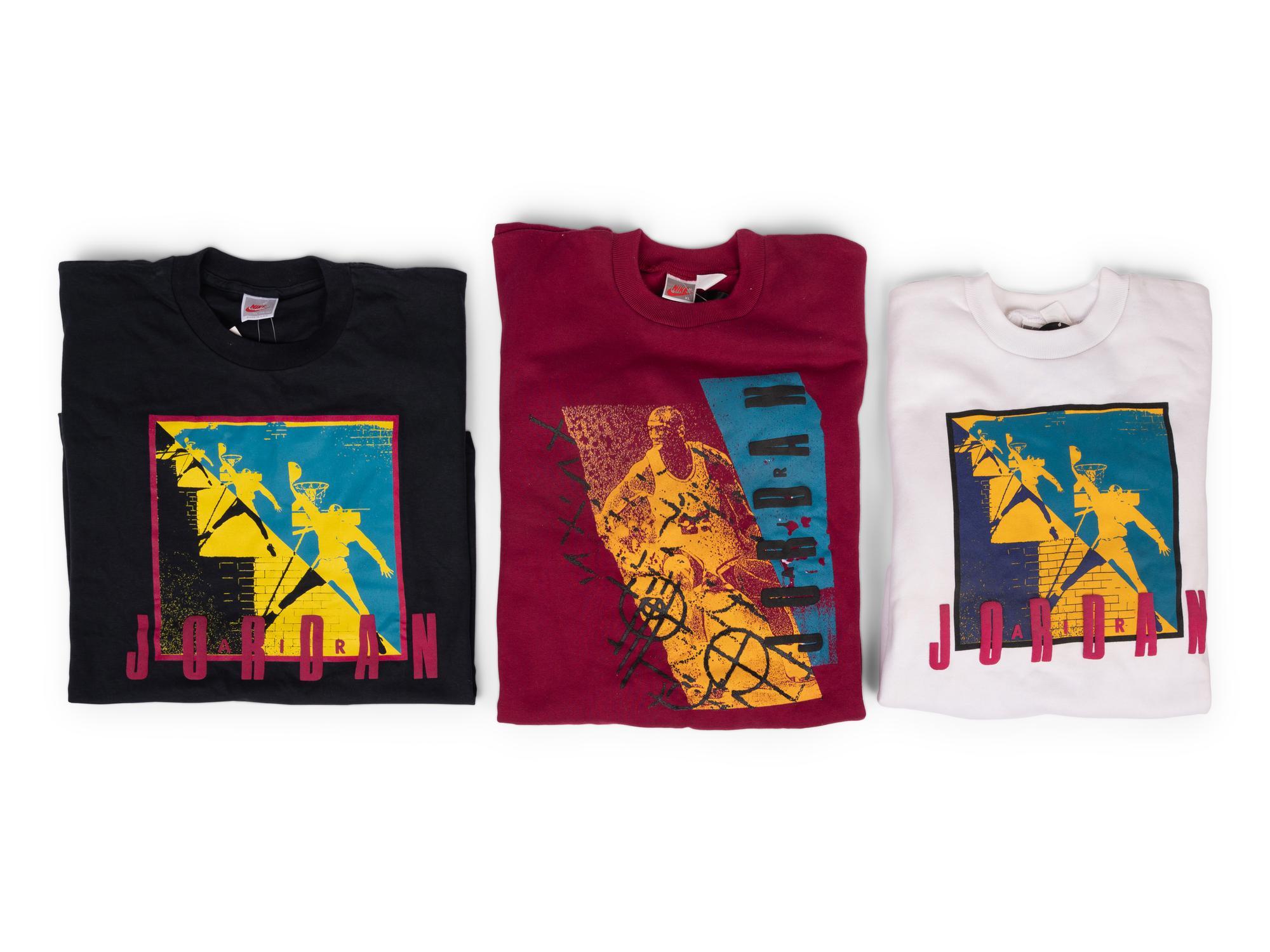 A Group of Vintage 1990s Unworn Nike Air Jordan Clothing,