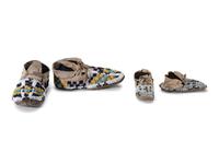 Central Plains Children's Beaded Hide Moccasins