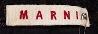 A Marni Wool Plaid Coat, Size 42.