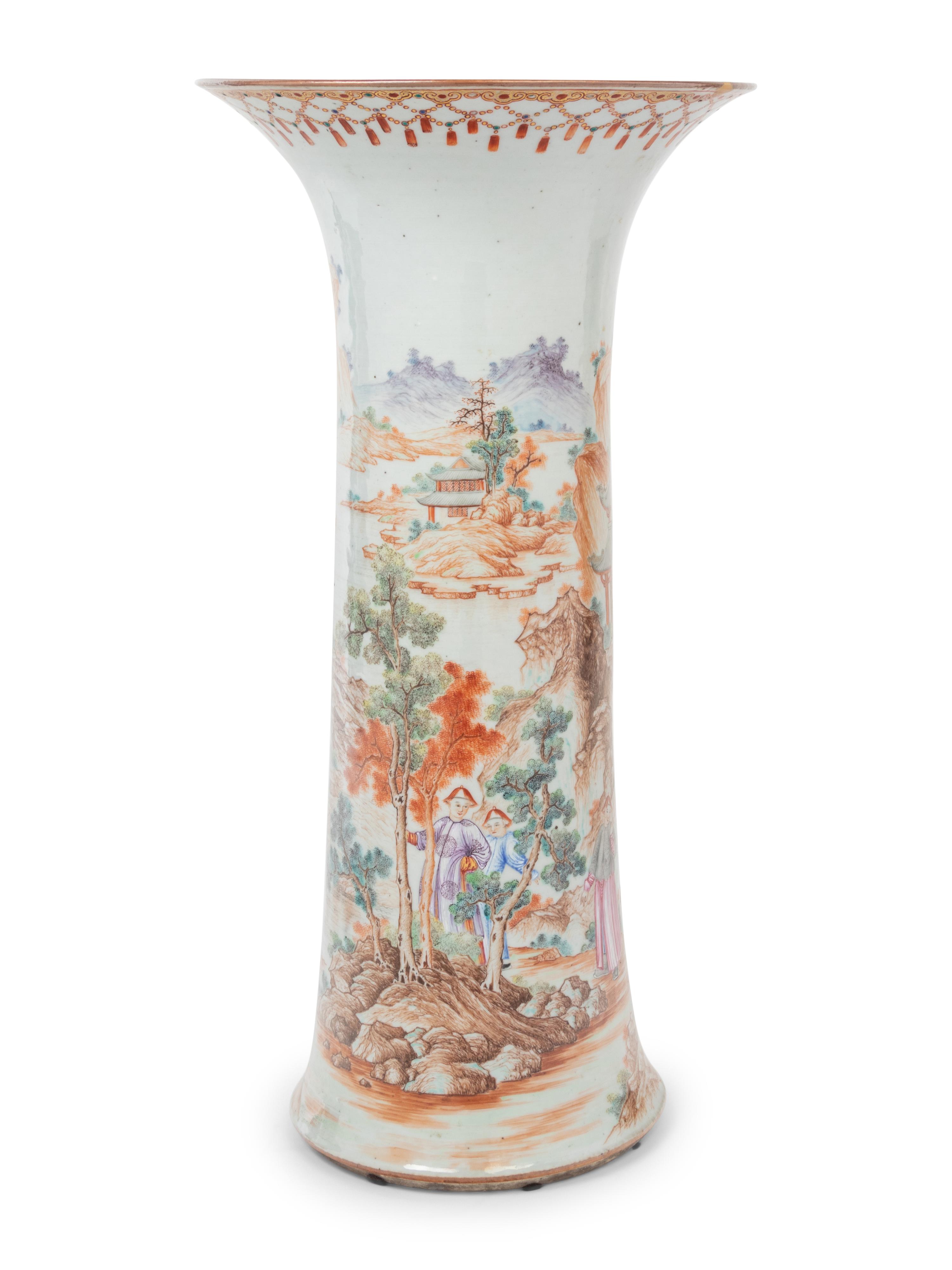 A Chinese Export Porcelain Vase