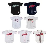A Group of 7 Game Issued Baseball Jerseys (Including Signed)