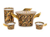 A Group of Versace Porcelain Barocco Tableware