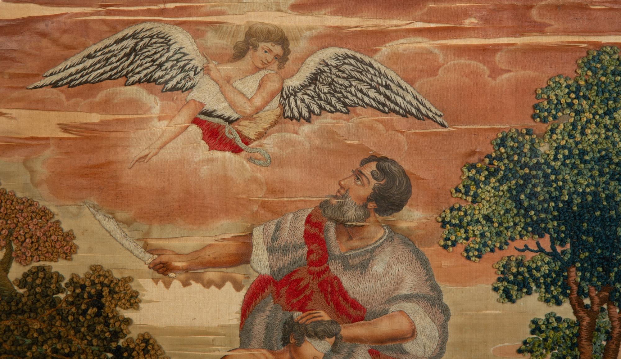 A Continental Needlework Picture