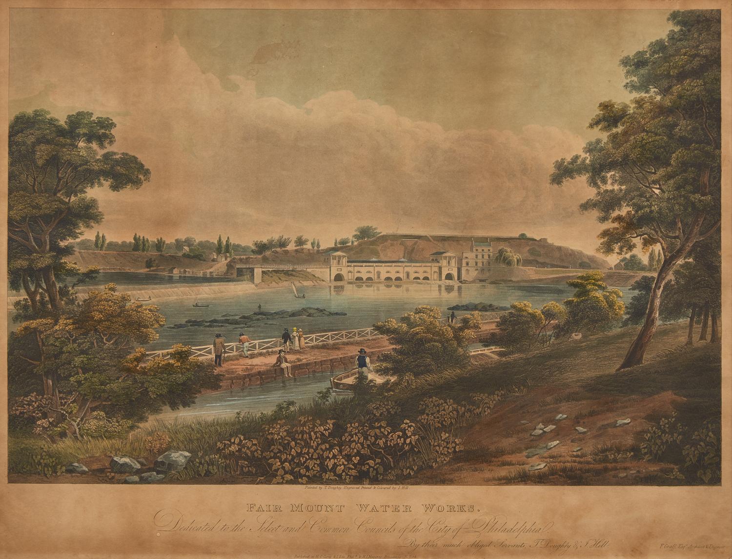 [Philadelphia] Fair Mount Water Works. Dedicated to the Select and Common Councils of the City of Philadelphia