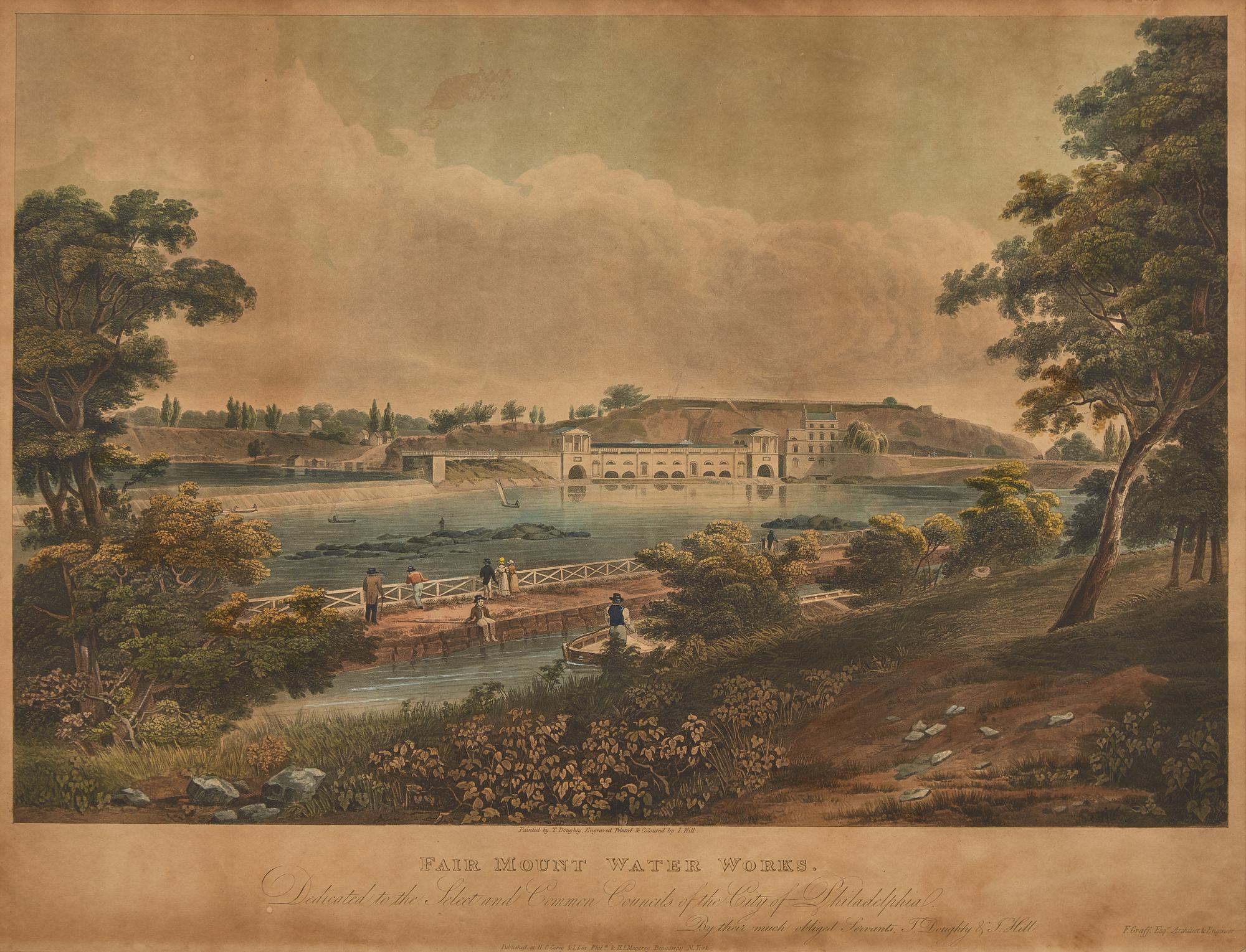 [Philadelphia] Fair Mount Water Works. Dedicated to the Select and Common Councils of the City of Philadelphia