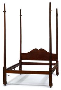Chippendale mahogany tall post bedstead philadelphia, pa, circa 1790