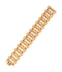 RETRO, YELLOW GOLD BRACELET