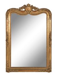 A Louis Philippe Style Giltwood Mirror