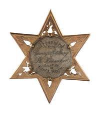[MILITARIA]. Militia medal presented by the Savery Artillery to Ph. Hennecker, possibly from New York. June 1859.