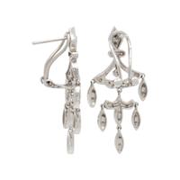 WHITE GOLD AND DIAMOND EARRINGS