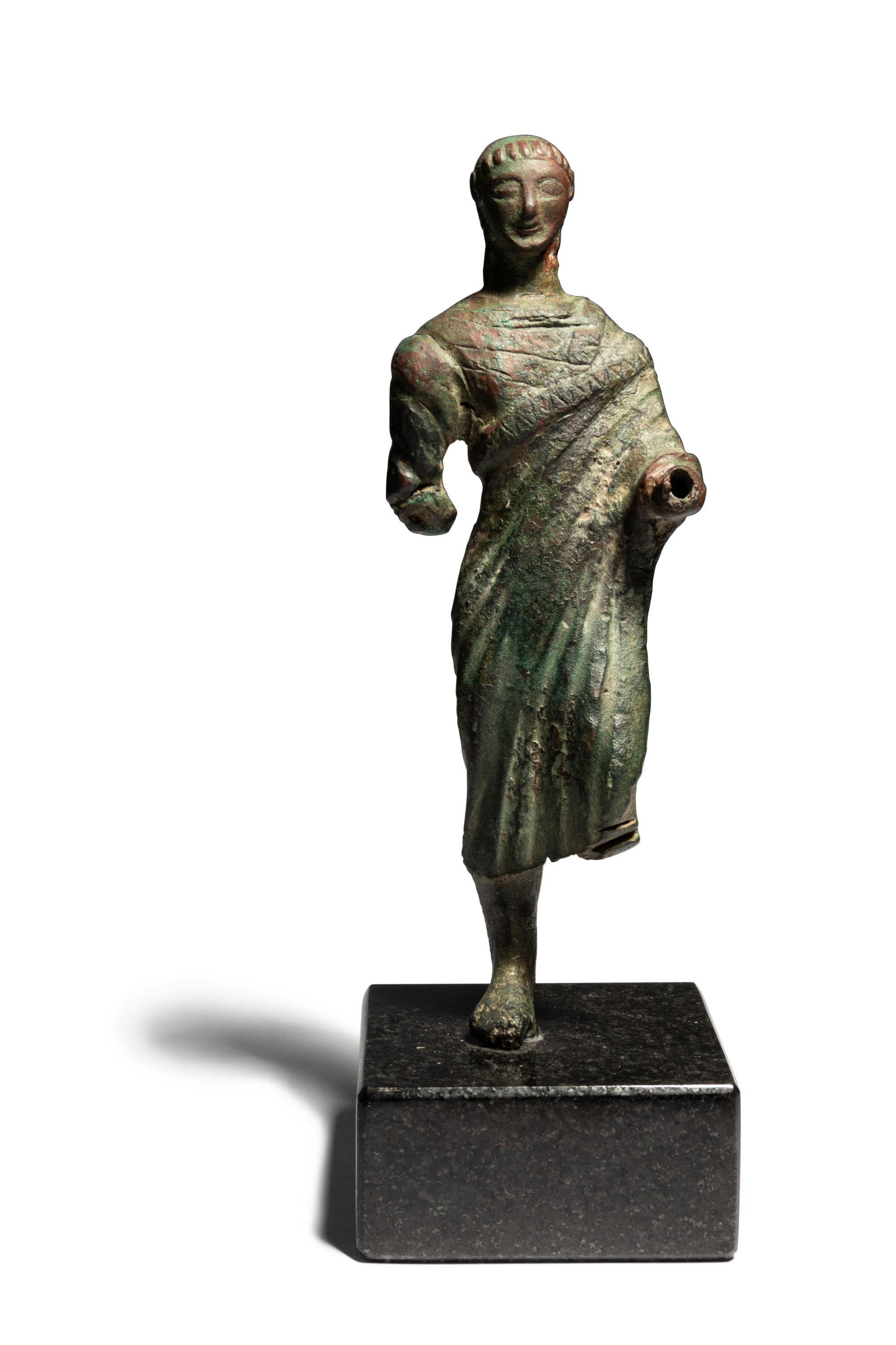 A Greek Bronze Apollo