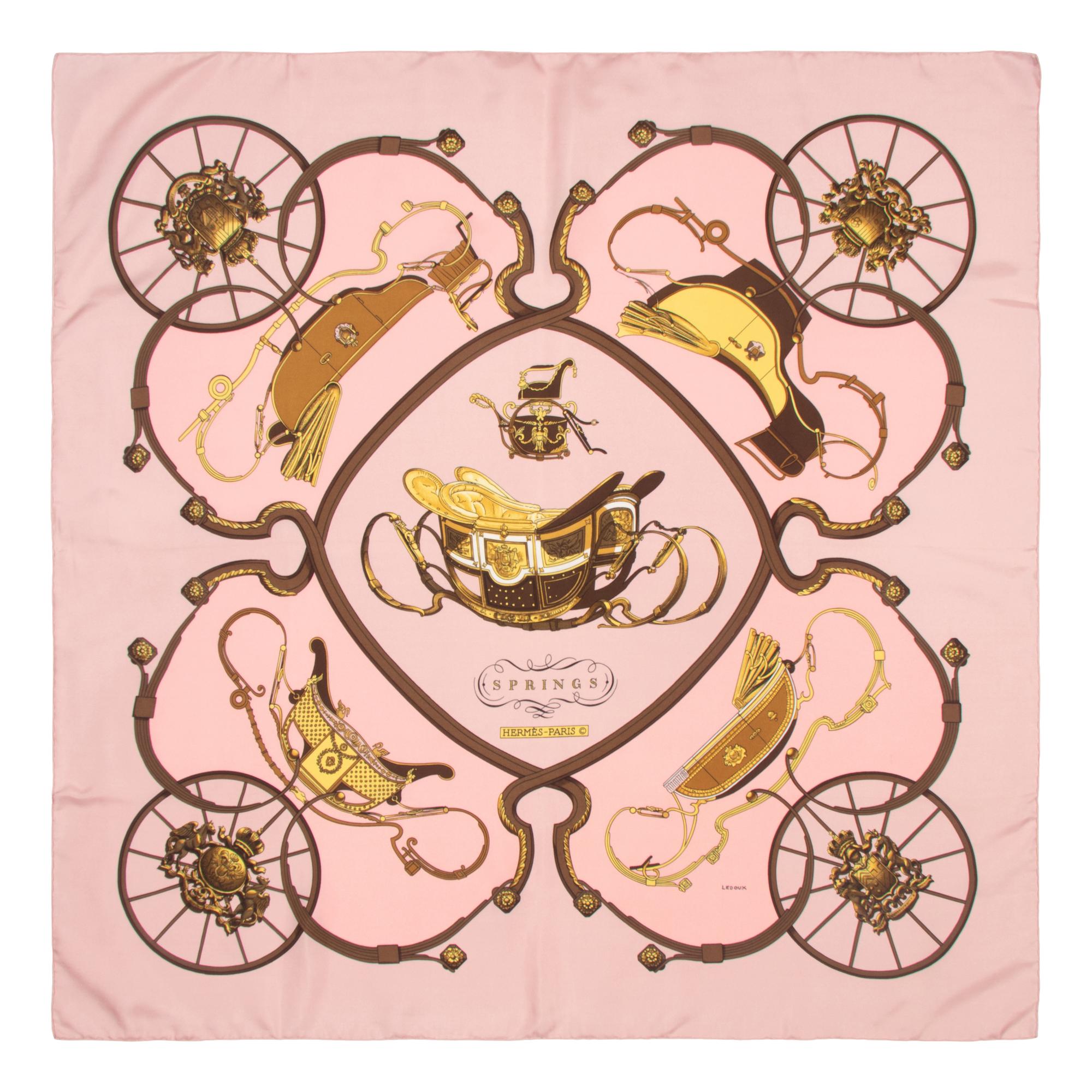 Four Hermès Scarves
