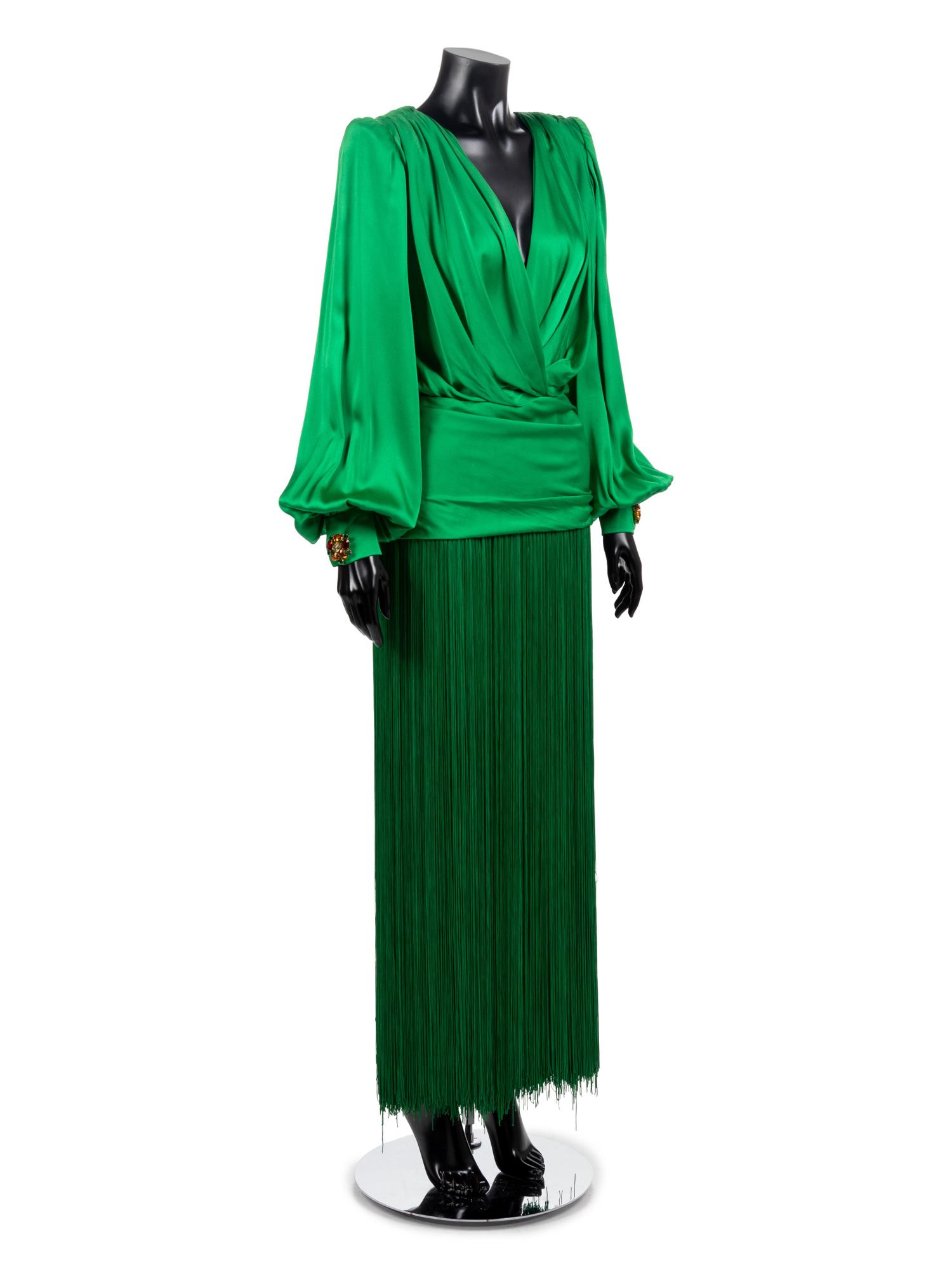 Givenchy Haute Couture Tassel Dress, 1980s