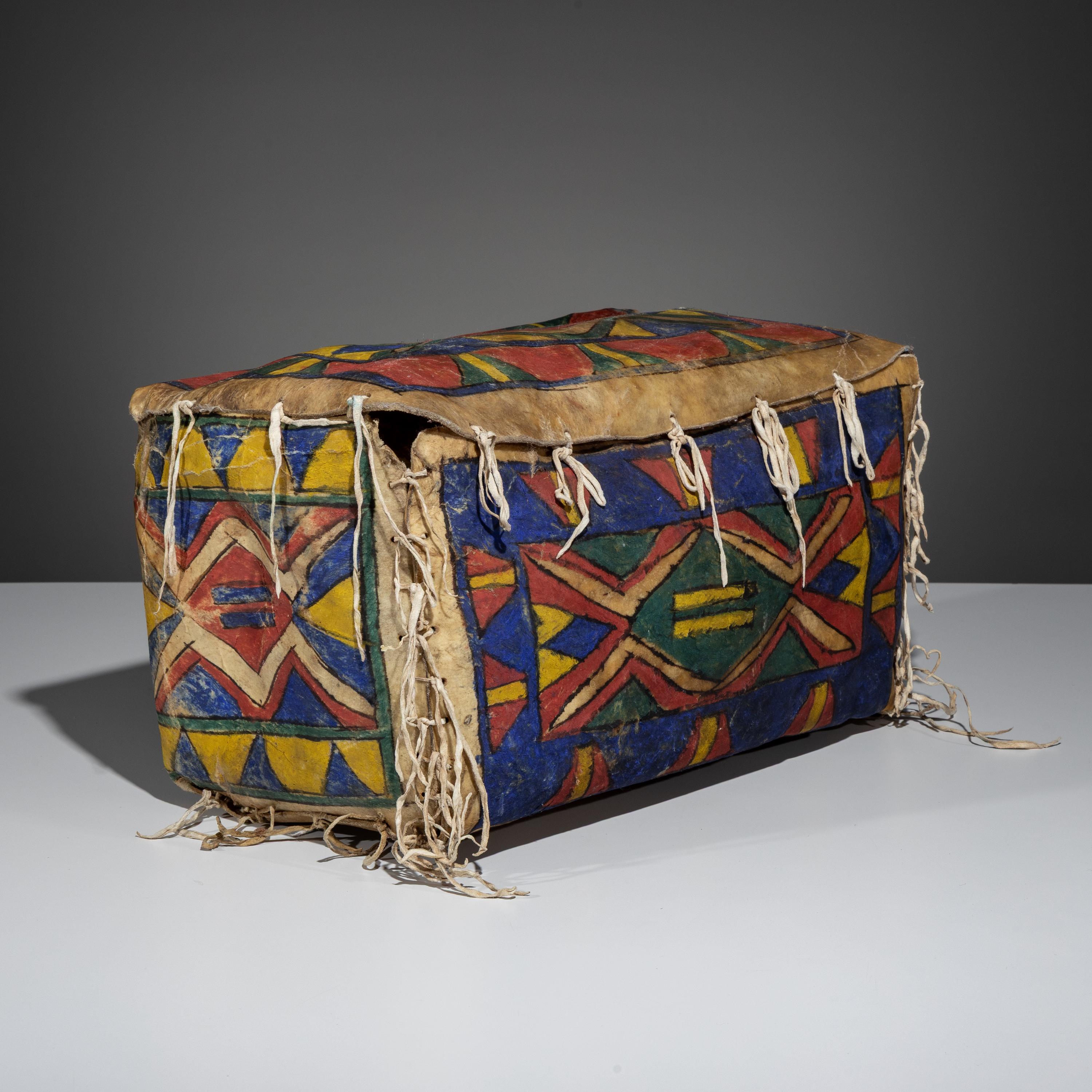 Sioux Painted Parfleche Box
