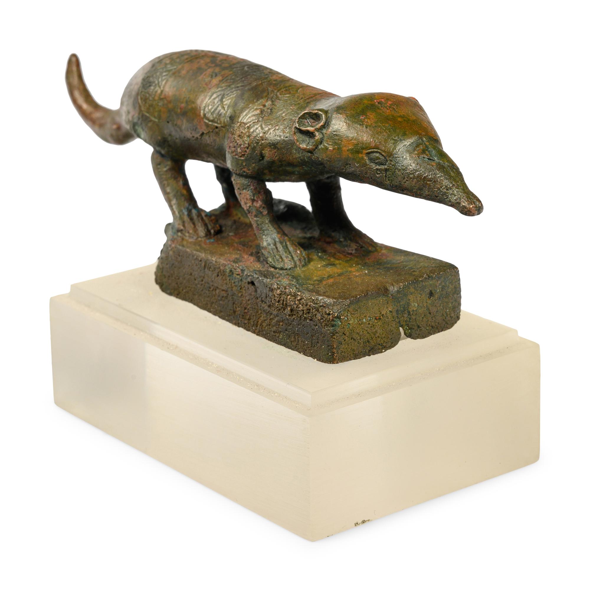 An Egyptian Bronze Ichneumon