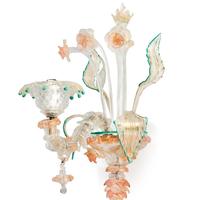 A Pair of Murano Glass Sconces