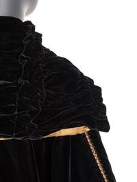 Liberty & Co. Silk Velvet Evening Coat with Tassels, 1910-20s