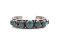 Silver and Turquoise Cuff Bracelet