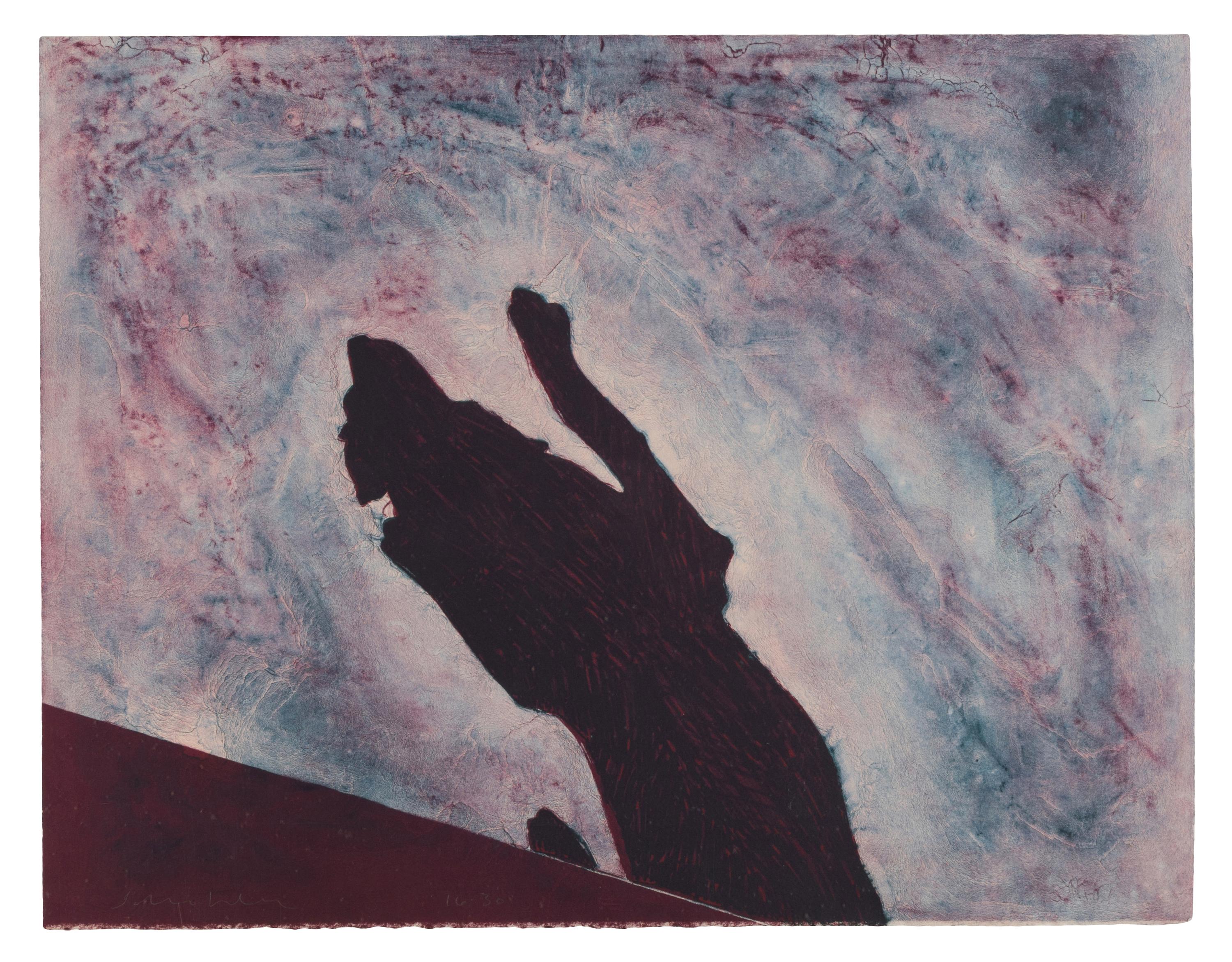 Taos Dog Under the Bench, 1980