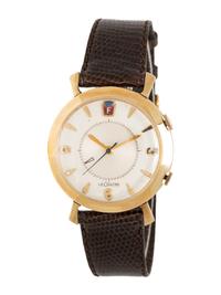 LECOULTRE, GOLD-FILLED 'MEMOVOX' WATCH FOR FORD MOTOR CO.