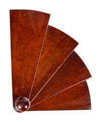 Two Mahogany Library Ladders